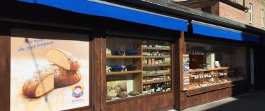 Hier gibt es leckeres Bio-Brot: Die Hofpfisterei auf dem Augsburger Stadtmarkt. Foto: Hofpfisterei