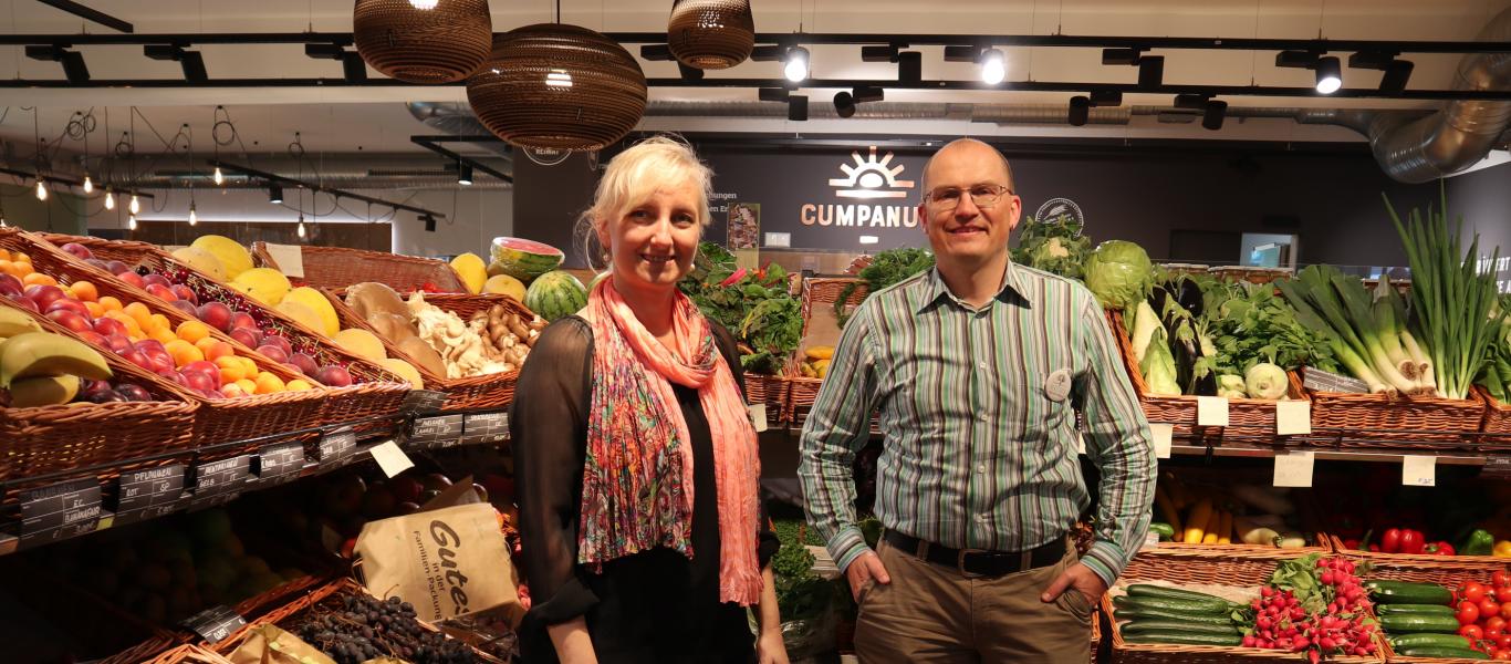Anja Dördelmann und Johannes Hagner im Herzstück Horgau