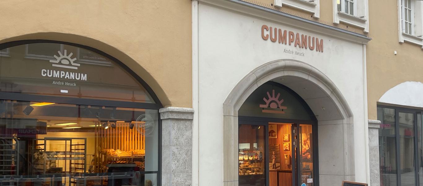 Bio-Bäckerei Cumpanum in der Annastraße, Augsburg