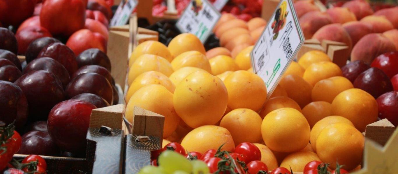 Obst auf dem Wochenmarkt